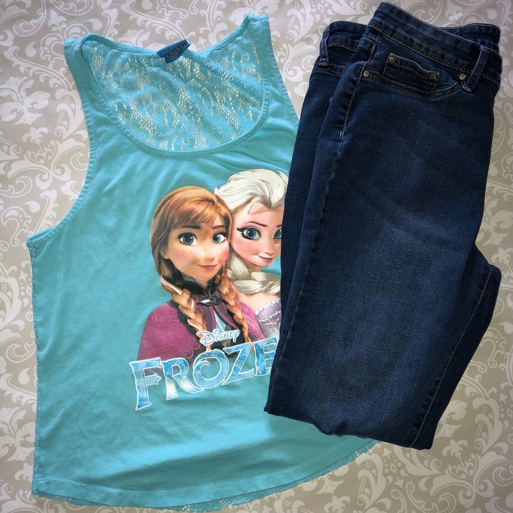 Disney’s Frozen Lace Back Tank Top